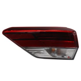 2017-2019, Toyota, Highlander, left external taillight, American version, Halogen, with bulb, left