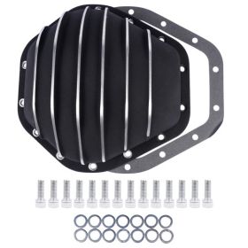 14 Bolt 10.5" Ring Gear Black Rear Differential Cover Fits Chevy / GMC 3/4 & 1 ton 1973-1995 Aluminum
