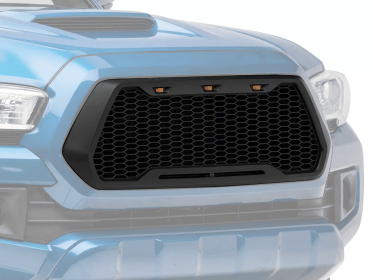 Black Mesh Grille For Toyota tacoma 2016 -2023 Not Fit Truck with Radar Behind the Badge