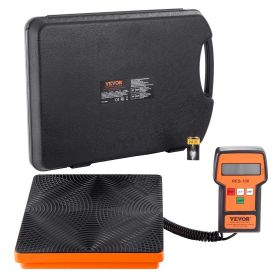VEVOR Refrigerant Scale 220 LBS HAVC Charging Recovery Freon Scale, with Wired Remote Control