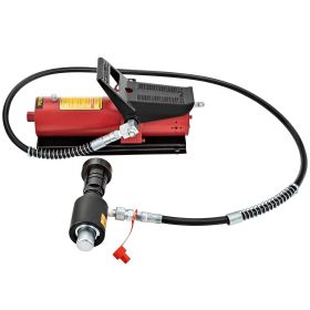 VEVOR Hydraulic Exhaust Pipe Expander, 1-5/8" to 4-1/4" Size, 10 T Pedal Pump Included with 4 Dies