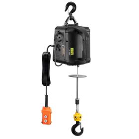VEVOR 3-in-1 Electric Hoist Winch, 1100lbs 1500W Portable Power Winch Crane, 110V/120V 22.9 ft Lifting Height, 13 ft/min with Manual
