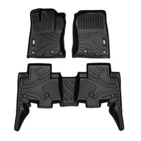 3PCS TPE Custom Fit Floor Liner for Toyota 4Runner 2013-2024 & for Lexus GX460 2014-2023