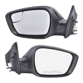2Pcs Power Mirrors Heated Left + Right for Hyundai Elantra 1.8L 2.0L 2014-2016 876103X680 876203X680