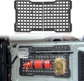 OFF ROAD Tailgate Storage Panel Tailgate Molle Panel Steel Cargo Shelf Storage Luggage Holder Carrier for Ford Bronco Accessories 2021 2022 2023