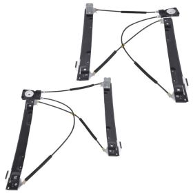2PCS Front Left&Right Power Window Regulator C2Z31200 C2Z31201 for Jaguar XF X250 2008-2015