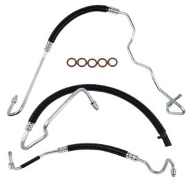 3pcs Power Steering Hose Set for Chevy Silverado GMC Sierra 2500 HD 3500 6.6L V8 Turbo DIESEL 2001-2006 15062625 15295841 15066553