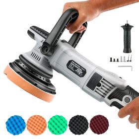 Professional Car Polisher 6-speed adjustable Car Rotary Polisher Machine for Car Detailing and Polishing (Model: SS-6152-21mmUS)