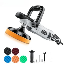 Professional Car Polisher 6-speed adjustable Car Rotary Polisher Machine for Car Detailing and Polishing (Model: SS-96150)